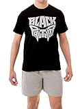 Marvel Black Panther Herren Schlafanzuge Schwarz Size XX-Large