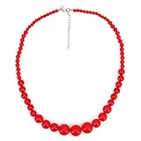 Widmann - Halskette, 70er Jahre, Perlen, Halsband, Schmuck, Disco...
