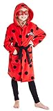 Miraculous The Ladybug Bademantel Kinder, Morgenmantel Mädchen mit...