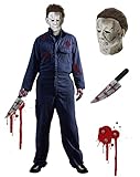 Michael Myers Kostüm für Erwachsene 3-teiliges Herren Halloween...
