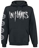 In Flames Jesterhead White Raven Männer Kapuzenpullover schwarz M