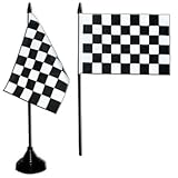 Flaggenfritze Tischflagge/Tischfahne Zielflagge + gratis Aufkleber