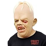 CreepyParty Halloween Kostüm Party Latex Menschliche Kopfmasken...
