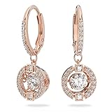Swarovski Sparkling Dance Ohrringe, Rund, Weiss,...