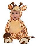 amscan 9902077 Baby-Kleinkind-Junior-Giraffe-Kostüm 6-12 Monate