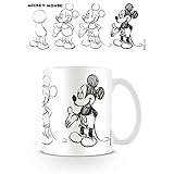 Mickey Mouse Tasse in Geschenkbox (Sketch Process Design) 315ml Tasse...