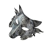 Holibanna 2 Stücke Vintage Wolf Kostüm Masken Simulation Tier...