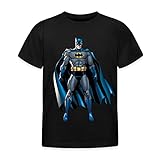 Spreadshirt DC Comics Batman Pose Klassisch Kinder T-Shirt, 110-116
