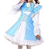 BIBOKAOKE Maid Kostüm Sexy Dress Kleid Outfit Cosplay for Damen...