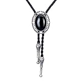 COOLLA Bolo-Krawatte, handgefertigt, runde Form, Western-Cowboy,...