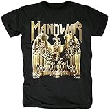naicha Bloodhoof Manowar Heavy Metal Men's Black T Shirt in Summer, XL