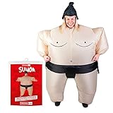 Aufblasbares Kostüm Sumo | Ausgefallenes Auflbaskostüm | Premium...