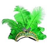 Vintage Stirnband Carnival Feather Stirnband Vintage Gatsby...