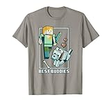 Minecraft Alex and Wolf Best Buddies T-Shirt