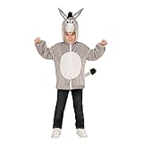 Widmann - Kinderkostüm Esel aus Plüsch, Jacke mit Kapuze und Maske,...