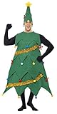 Smiffys, Herren Deluxe Weihnachtsbaum Kostüm, Tunika und Mütze,...