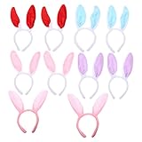 SOLUSTRE Haarband 10 Stücke Osterhasenohren Stirnband Plüsch...