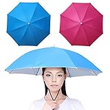 2 Stück Regenschirmhut mit elastischem Band,...