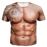 MAYOGO 3D Druck T-Shirt Herren,St. Patrick's Day Männer Muscle Hadern...