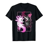 Axolotl Yin Yang Plüschtier Kirschblüte für Mädchen und Jungen...