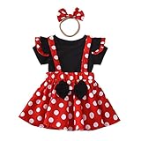 Lito Angels Minnie Mouse Kleid Kostüm Verkleidung mit Schleife...