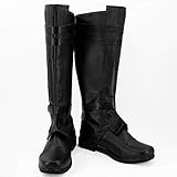 PinLian Herren Anakin Skywalker Cosplay Schwarze Stiefel Booties...