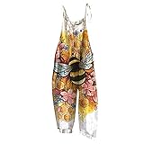 Tier Kostüm Damen Jumpsuit Lässiger Damen-Blumendruck mit...