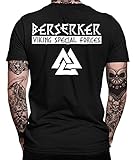 Berserker Wikinger Viking Valhalla Odin Thor Nordmann Wolf Nordische...