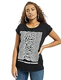 MERCHCODE Damen Joy Divison Up Tee T-Shirt, Schwarz, M