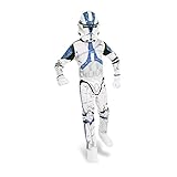 Star Wars - Clone Trooper Klonkrieger Kinderkostüm, Overall und...