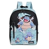 Pokemon Rucksack, Squirtle Schulrucksack, Gepäcktasche,...
