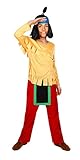 Maskworld - Yakari Kinderkostüm 4teilig - Indianer Kostüm für...