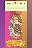 Hawks Composition Notebook: Keigo Takami Lover Gift Notebook Anime...