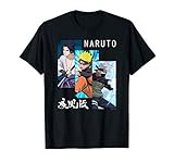 Naruto Shippuden 3 Panels and Kanji T-Shirt