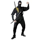 Widmann - Kostüm Ninja, Samurai, Krieger, Faschingskostüme, Karneval