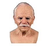 su-luoyu Old Man Mask Realistic Naturlatex Halloween Kostüm Party...