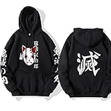 Vocha Anime Kleidung Demon Slayer Hoodie Pullover Kamado Tanjirou...