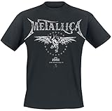 Metallica Biker Männer T-Shirt schwarz L 100% Baumwolle Band-Merch,...