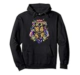Harry Potter Hogwarts Multi-Colored Floral Crest, V-Ausschnitt,...