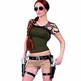 NET TOYS Doppelter Pistolenhalfter Lara Croft Pistolen Pistolenholster...