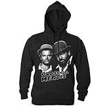 Bud Spencer Herren Old School Heroes Hoodie (schwarz) (L)