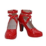 LINGCOS Fate Apocrypha Saber Mordred Maid Red Cosplay Shoes Long Boots...