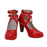 LINGCOS Fate Apocrypha Saber Mordred Maid Red Cosplay Shoes Long Boots...