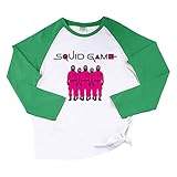 Squid Game T-Shirt Kostüm Korean Drama Cosplay Halloween Requisiten...
