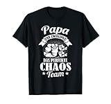 Herren Papa von Zwillingen Zwillinge Vater Geschenk T-Shirt