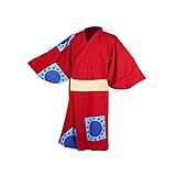 ONE Piece Kimono Lange Robe Outfit Japanischer Klassischer Anime...