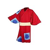 ONE Piece Kimono Lange Robe Outfit Japanischer Klassischer Anime...