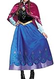 Hejo Home Damen Kostüm Prinzessin Anna Eiskönigin Kleid Blau Größe...