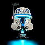 cooldac LED Licht-Kit für Lego 75349 Star Wars Captain Rex Helm Set,...