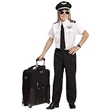 Widmann - Kinderkostüm Pilot, Kapitän, Faschingskostüme, Karneval